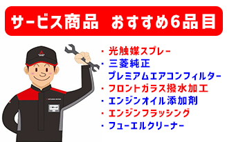 サービス商品　おすすめ6品目